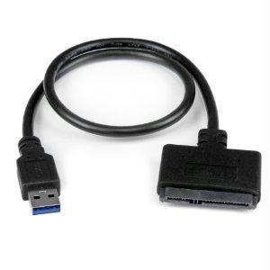 Quickly access a sata 2.5in ssd or hdd through the usb-a port on a laptop w/ thi