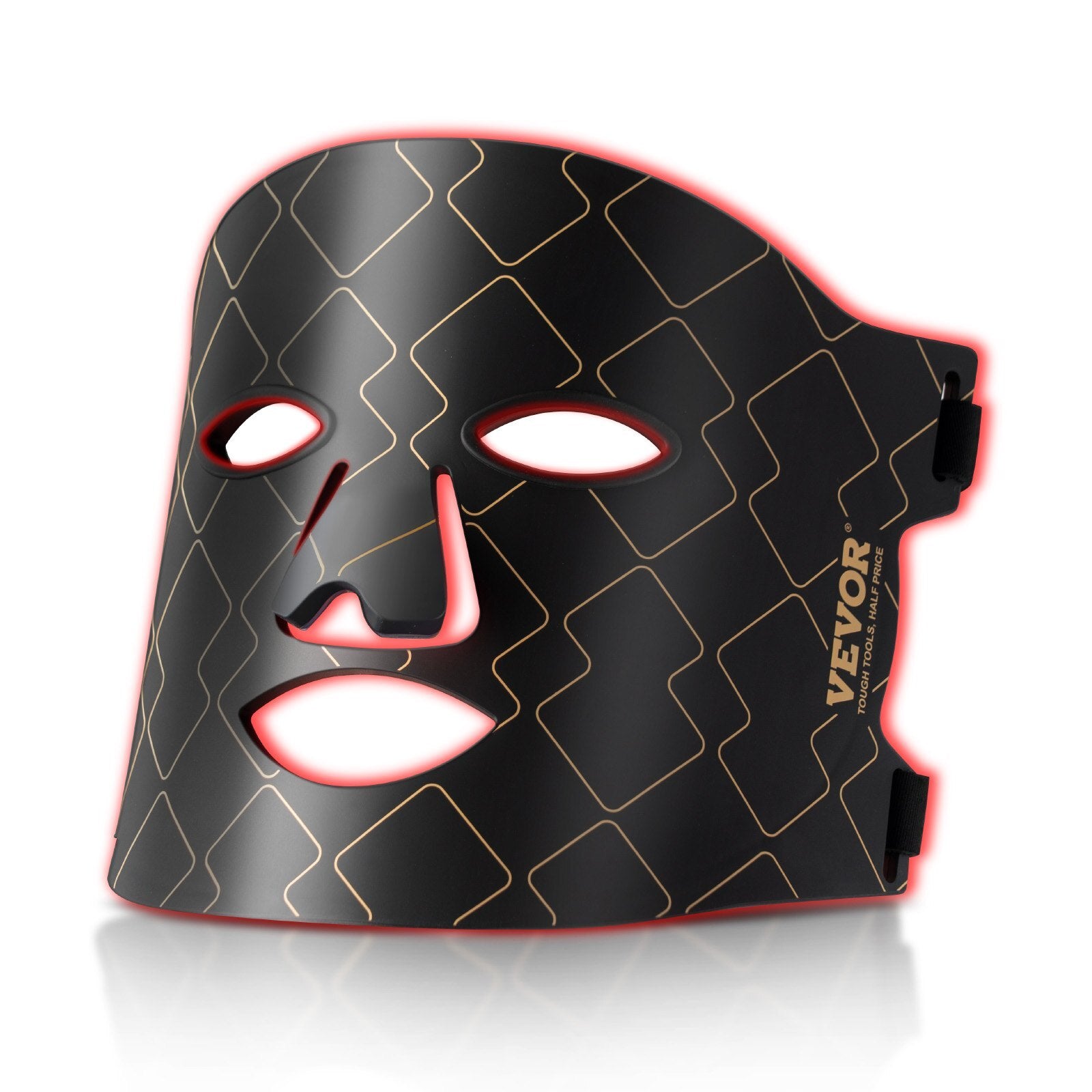 Red Light Therapy for Face, Red Light Therapy Mask with 3 Wavelengths and 3 Intensity Levels, LED Face Mask Light Therapy, Portable Facial Skin Care Device for Skin Health, Anti Aging Wrinkles
