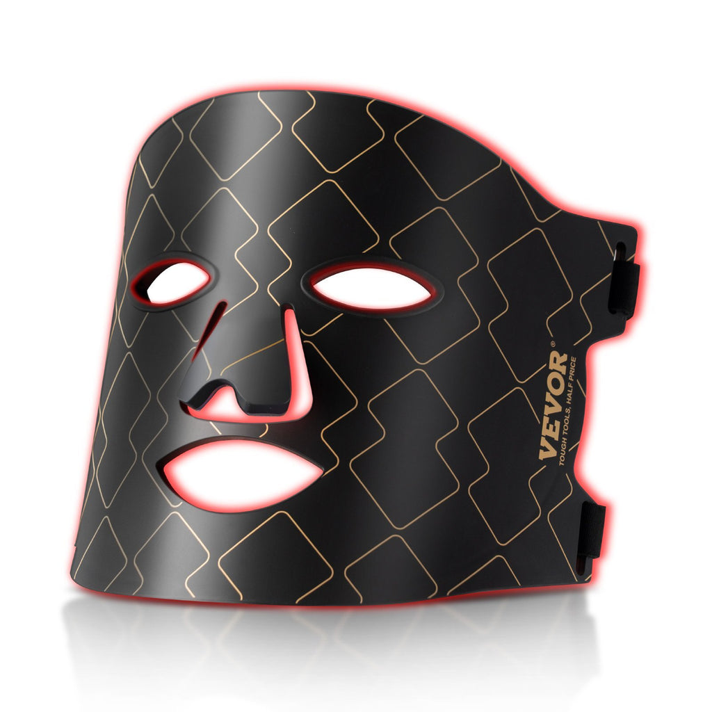 Red Light Therapy for Face, Red Light Therapy Mask with 3 Wavelengths and 3 Intensity Levels, LED Face Mask Light Therapy, Portable Facial Skin Care Device for Skin Health, Anti Aging Wrinkles