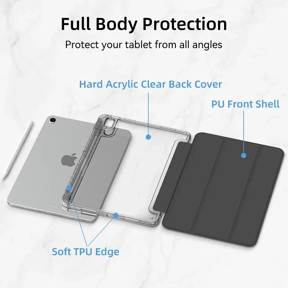 Color: green, Size: seventeen - For iPad Air 5 Case 2024 Air 6 11 iPad Pro 11 12.9 13 10 Gen 10.2 9th 8th 7th 9.7 6th 5th Mini 7 6 Smart case with pen Holder