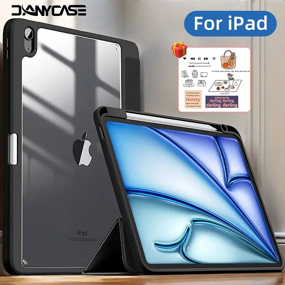 Color: Blue, Size: seventeen - For ipad 10th generation case iPad Air 11 inch M2 Air 6 Air 5 4th 10.9 Pro 11 M4 Air13 M2 mini 7 6 10.2 7 8 9th Pro 11 12.9 case
