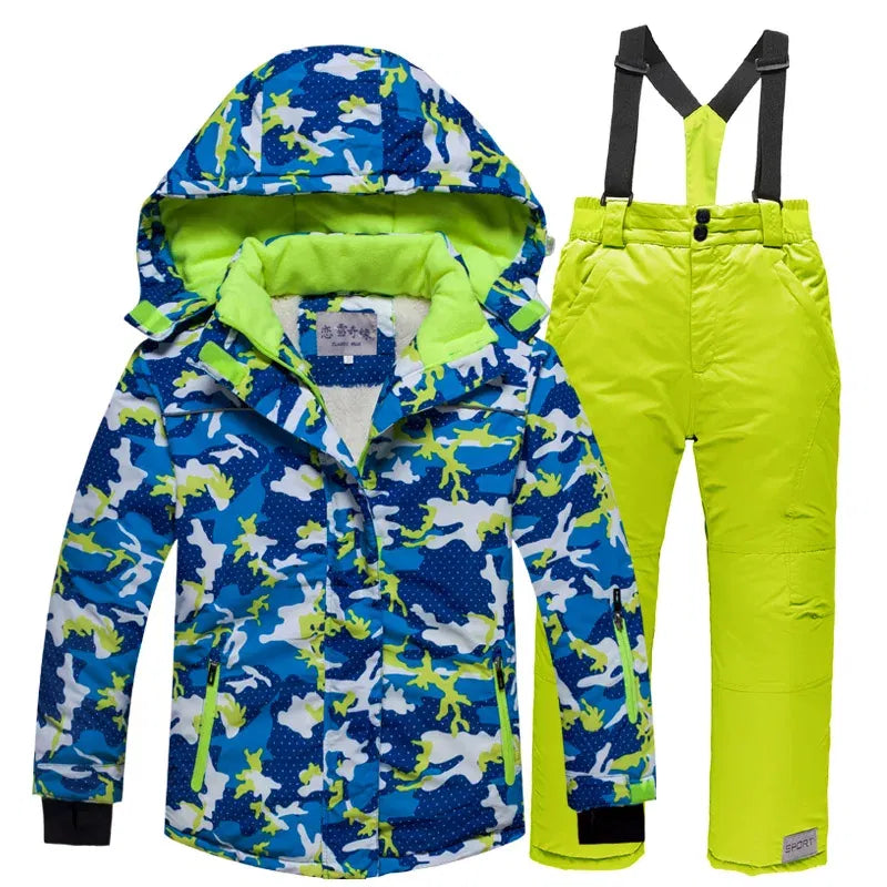 Color: black, Kid Size: 7 - OLEKID -30 Degree Russian Winter Children Ski Suit Plus Velvet Warm Waterproof Jacket Coat Boy Overalls 3-20 Years Girl Snowsuit