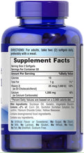 Puritan's Pride Absorbable Calcium 1200mg + Vitamin D3 – 100 Soft gels