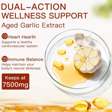 Odorless Garlic 7500mg – 300 Softgels | 2-Year Aged Garlic