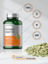 Horbaach Pumpkin Seed Oil Capsules 3000mg – 120 Softgels