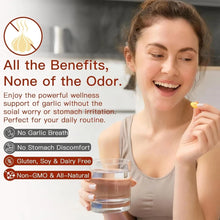 Odorless Garlic 7500mg – 300 Softgels | 2-Year Aged Garlic